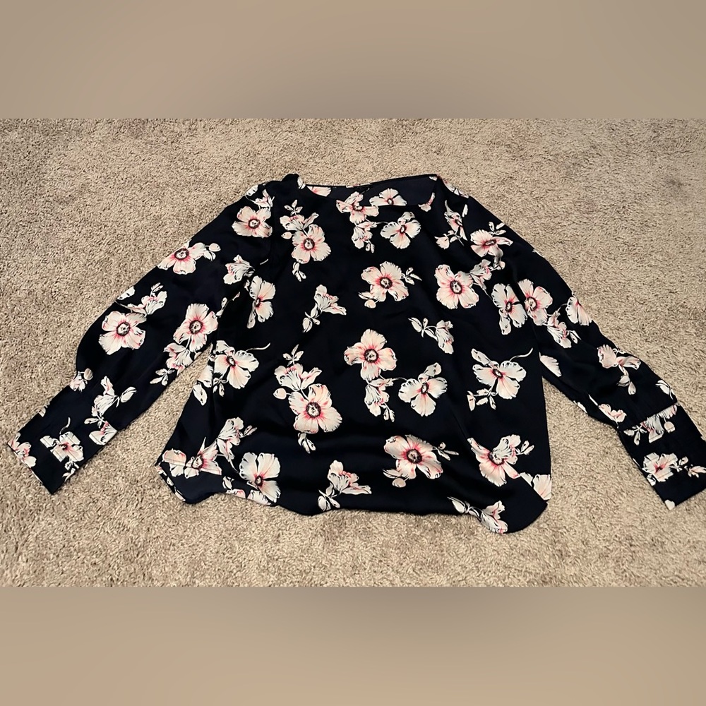 Colorful long sleeve shirt from Ann Taylor